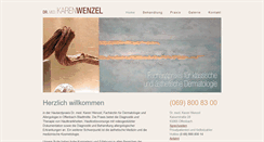 Desktop Screenshot of dr-wenzel-offenbach.de