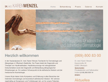 Tablet Screenshot of dr-wenzel-offenbach.de